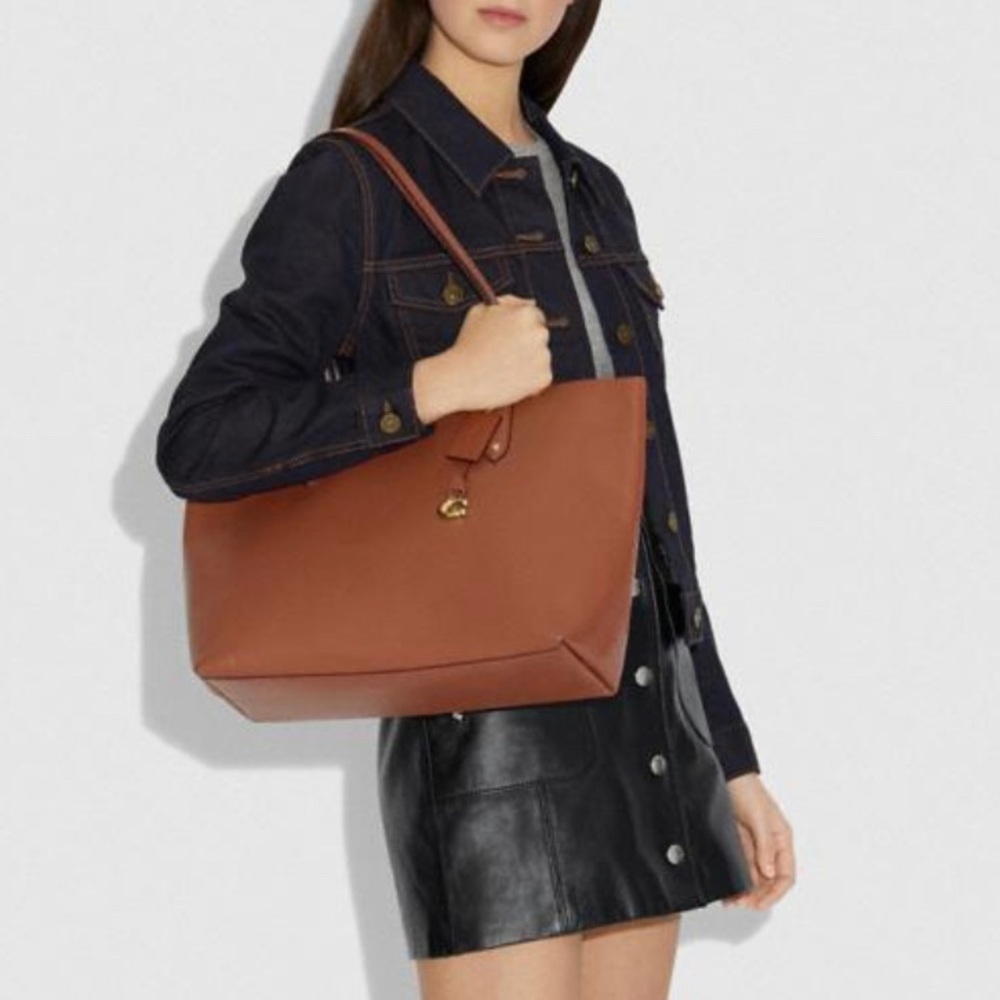 Coach Central Tote in Tan - Picture 5 of 5